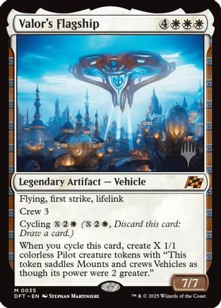 {@R} Valor's Flagship [Aetherdrift Promos][PP DFT 035]