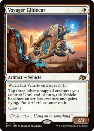{@R} Voyager Glidecar [Aetherdrift Promos][PP DFT 036]
