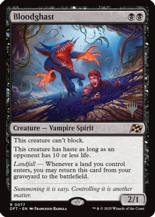 {@R} Bloodghast [Aetherdrift Promos][PP DFT 077]