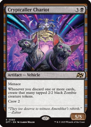 {@R} Cryptcaller Chariot [Aetherdrift Promos][PP DFT 080]