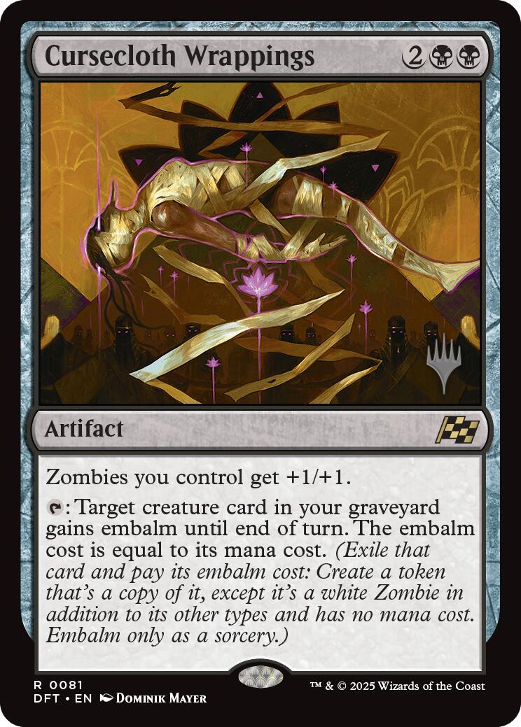 {@R} Cursecloth Wrappings [Aetherdrift Promos][PP DFT 081]