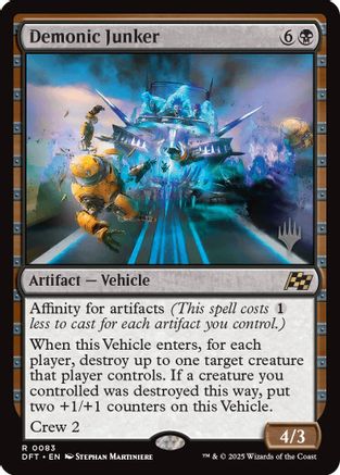 {@R} Demonic Junker [Aetherdrift Promos][PP DFT 083]