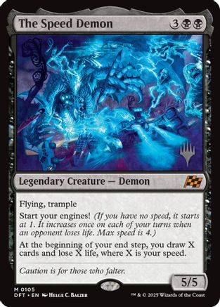 {@R} The Speed Demon [Aetherdrift Promos][PP DFT 105]