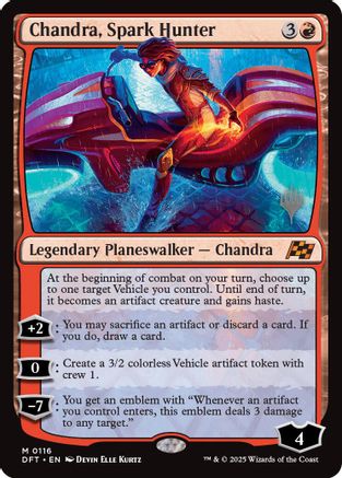{@R} Chandra, Spark Hunter [Aetherdrift Promos][PP DFT 116]