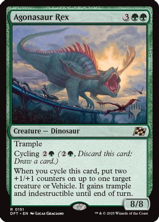{@R} Agonasaur Rex [Aetherdrift Promos][PP DFT 151]
