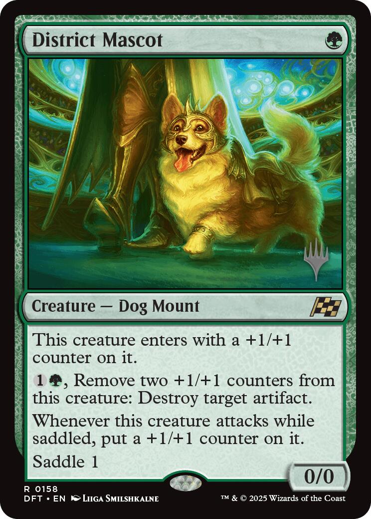 {@R} District Mascot [Aetherdrift Promos][PP DFT 158]
