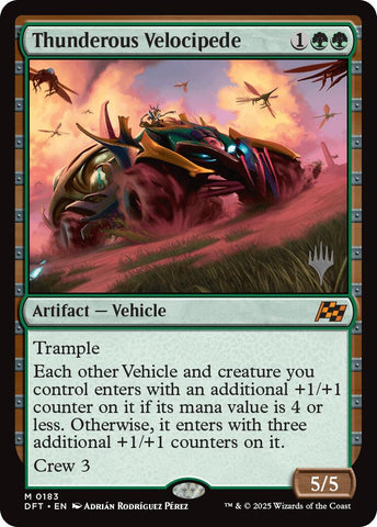 {@R} Thunderous Velocipede [Aetherdrift Promos][PP DFT 183]