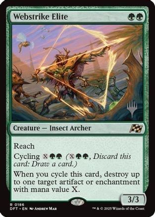 {@R} Webstrike Elite [Aetherdrift Promos][PP DFT 186]