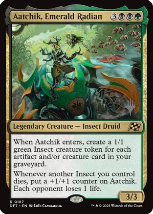 {@R} Aatchik, Emerald Radian [Aetherdrift Promos][PP DFT 187]