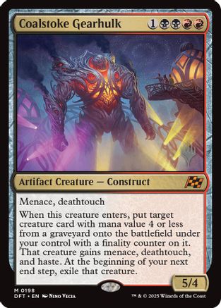 {@R} Coalstoke Gearhulk [Aetherdrift Promos][PP DFT 198]