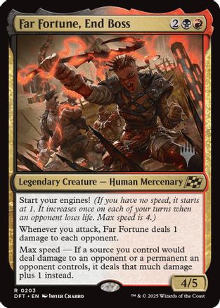 {@R} Far fortune, End Boss [Aetherdrift Promos][PP DFT 203]