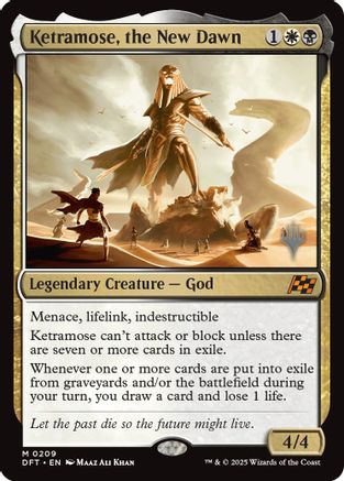 {@R} Ketramose, the New Dawn [Aetherdrift Promos][PP DFT 209]