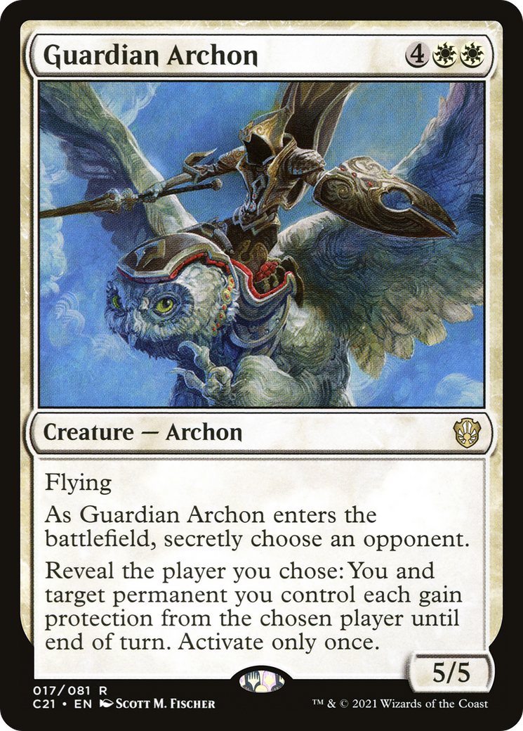 {R} Guardian Archon [Commander 2021][C21 017]