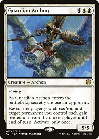 {R} Guardian Archon [Commander 2021][C21 017]