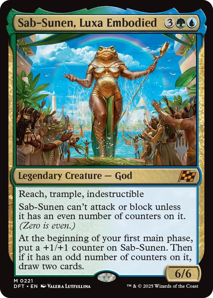 {@R} Sab-Sunen, Luxa Embodied [Aetherdrift Promos][PP DFT 221]