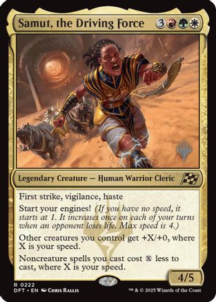 {@R} Samut, the Driving Force [Aetherdrift Promos][PP DFT 222]