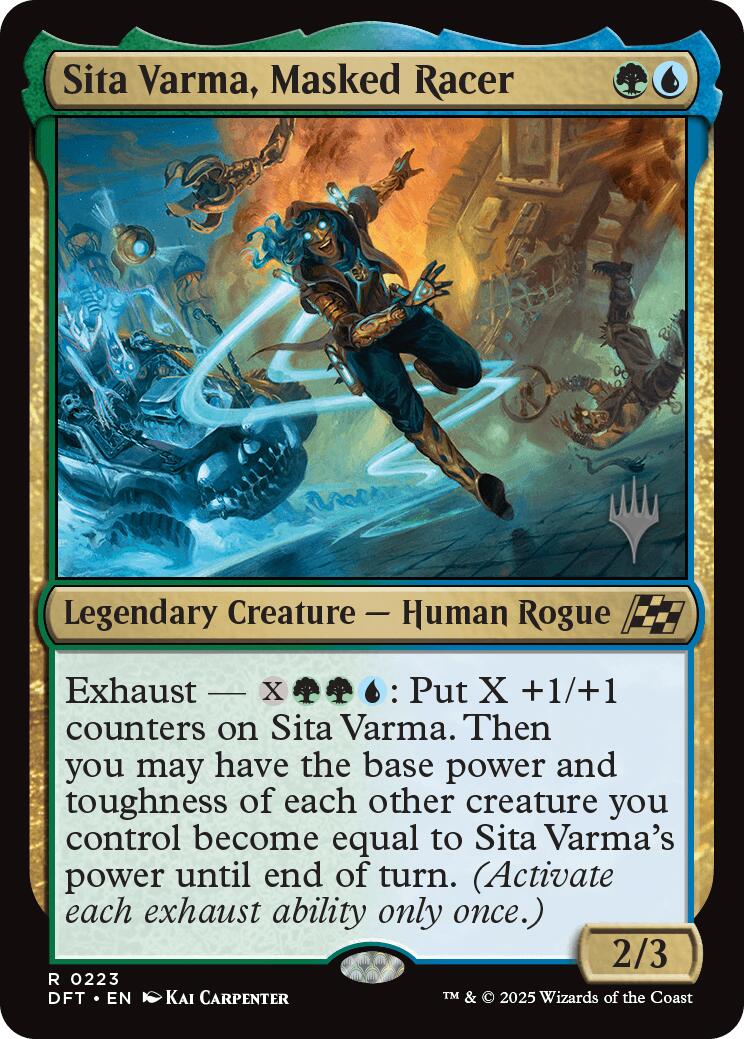 {@R} Sita Varma, Masked Racer [Aetherdrift Promos][PP DFT 223]