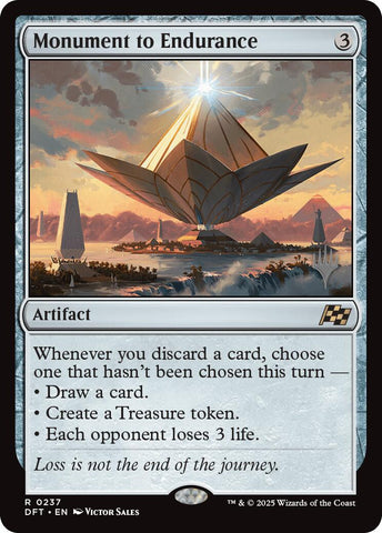 {@R} Monument to Endurance [Aetherdrift Promos][PP DFT 237]