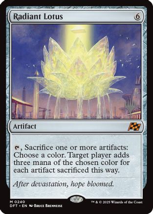 {@R} Radiant Lotus [Aetherdrift Promos][PP DFT 240]