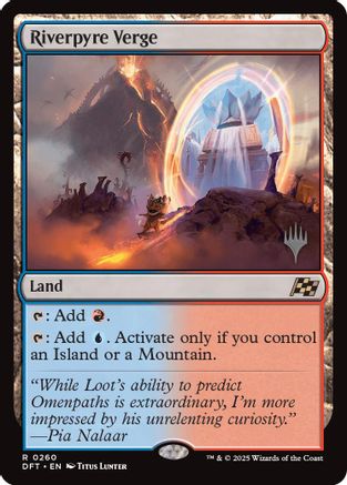 {@R} Riverpyre Verge [Aetherdrift Promos][PP DFT 260]