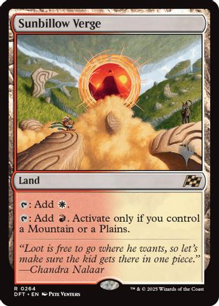 {@R} Sunbillow Verge [Aetherdrift Promos][PP DFT 264]