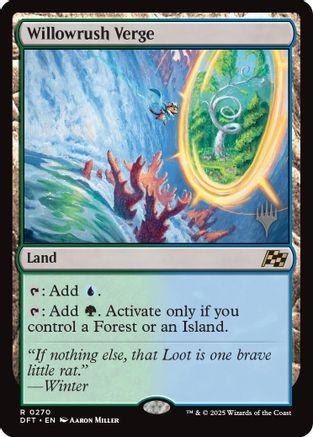 {@R} Willowrush Verge [Aetherdrift Promos][PP DFT 270]