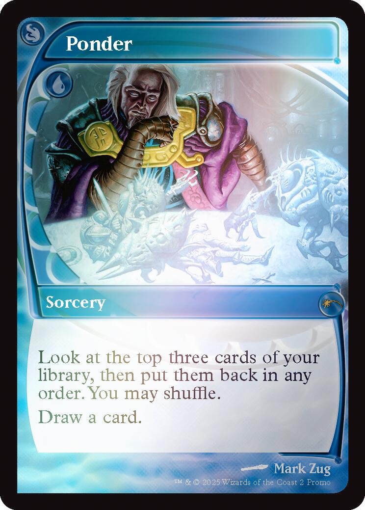 {C} Ponder (Future Sight) [MagicFest 2025][PF25 002]