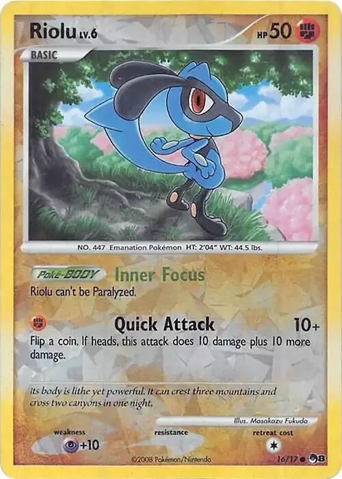 [PKM] Riolu (016/017) (Cracked Ice Holo) [Miscellaneous Cards]