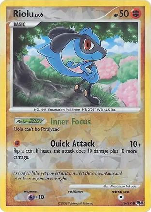 [PKM] Riolu (Cracked Ice Holo) - 16/null [Miscellaneous Cards & Products] Holofoil