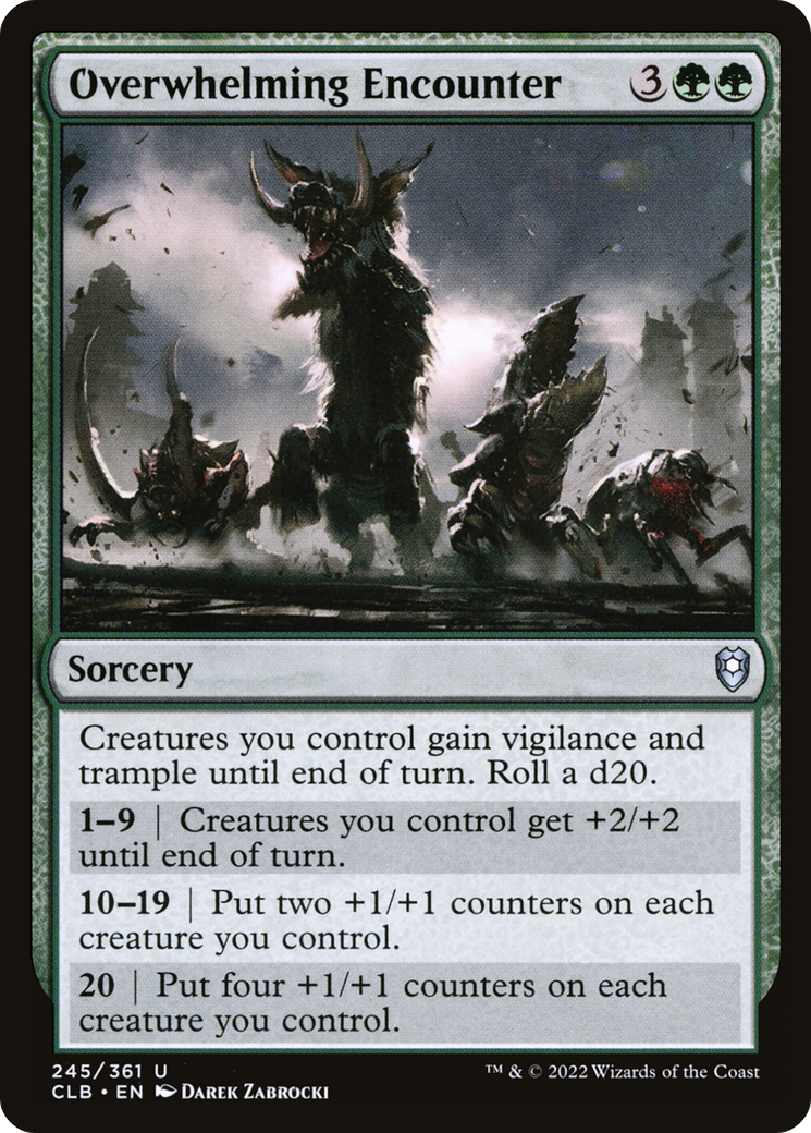 {C} Overwhelming Encounter [Commander Legends: Battle for Baldur's Gate][CLB 245]