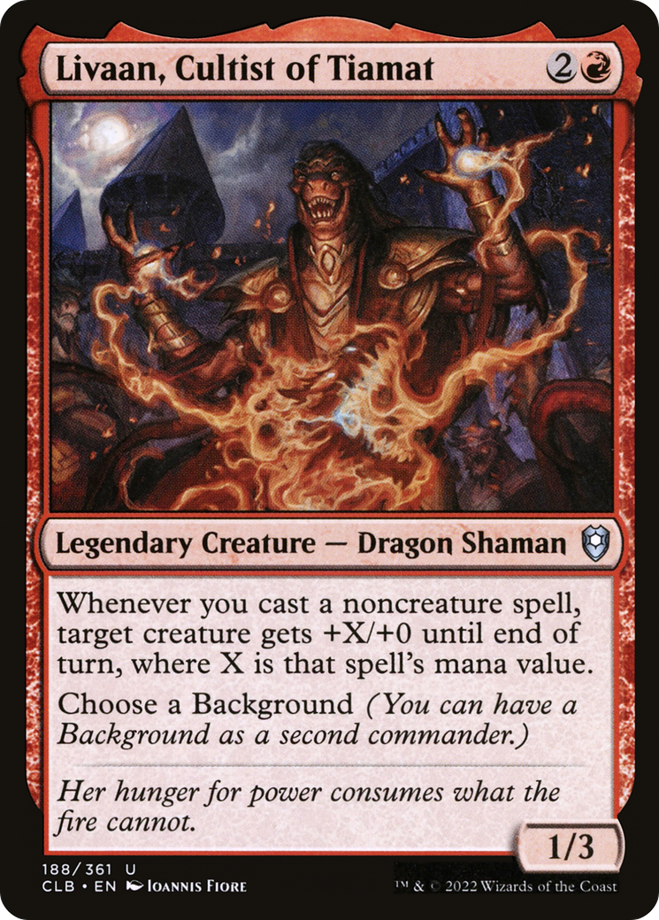{C} Livaan, Cultist of Tiamat [Commander Legends: Battle for Baldur's Gate][CLB 188]