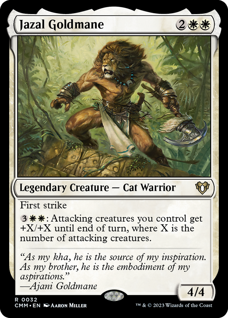 {R} Jazal Goldmane [Commander Masters][CMM 032]