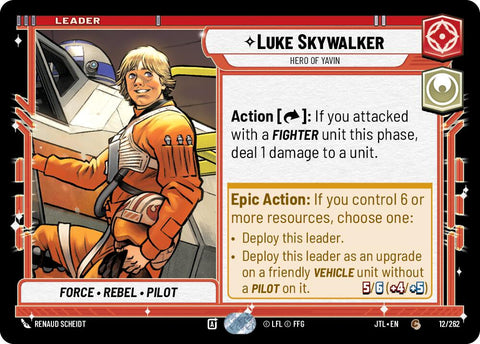 {SW-LD}Luke Skywalker - Hero of Yavin (012/257) [Jump to Lightspeed]