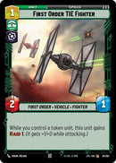 {SW-C}First Order TIE Fighter (081/257) [Jump to Lightspeed]