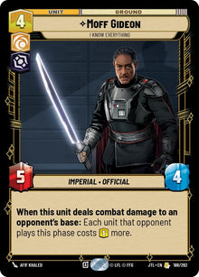 {SW-R}Moff Gideon - I Know Everything (188/257) [Jump to Lightspeed]