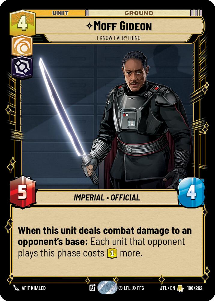 {SW-R}Moff Gideon - I Know Everything (188/257) [Jump to Lightspeed]