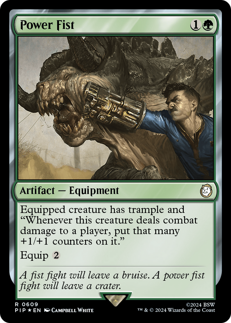 {R} Power Fist (Surge Foil) [Fallout][PIP 609]