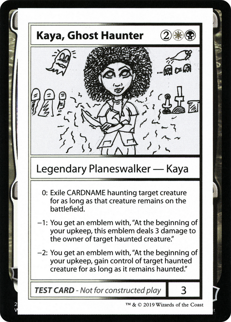 {R} Kaya, Ghost Haunter (2021 Edition) [Mystery Booster Playtest Cards][CMB1 094]