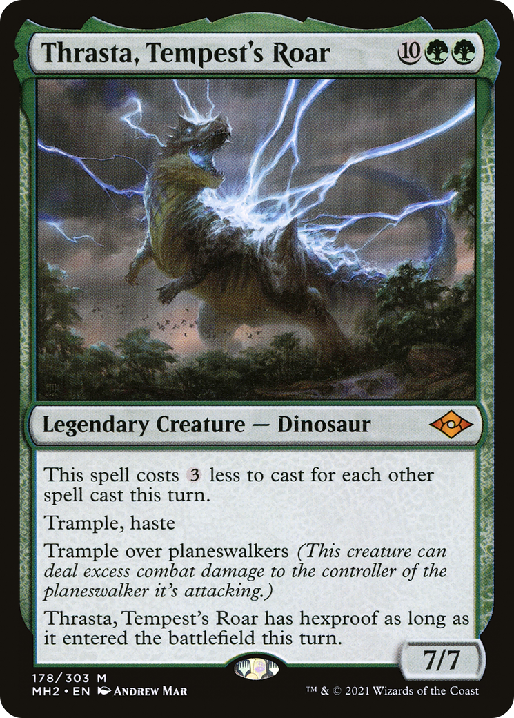 {R} Thrasta, Tempest's Roar (Foil) [Modern Horizons 2] [MH2 178]