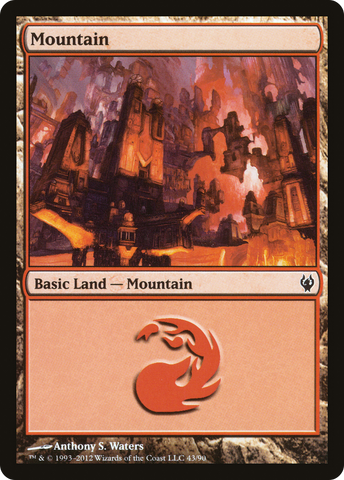 {B}[DDJ 043] Mountain (43) [Duel Decks: Izzet vs. Golgari]