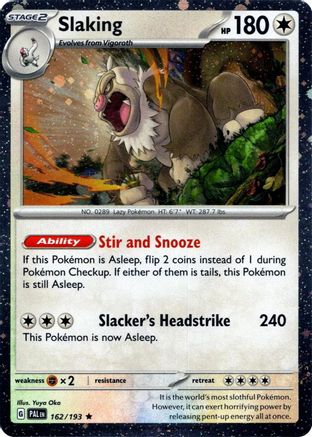 [PKM] Slaking (162/193) (Cosmos Holo) [Scarlet & Violet: Paldea Evolved]