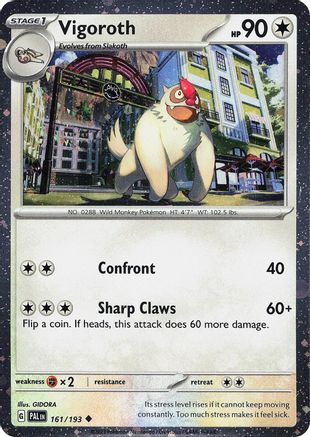 [PKM] Vigoroth (161/193) (Cosmos Holo) [Scarlet & Violet: Paldea Evolved]