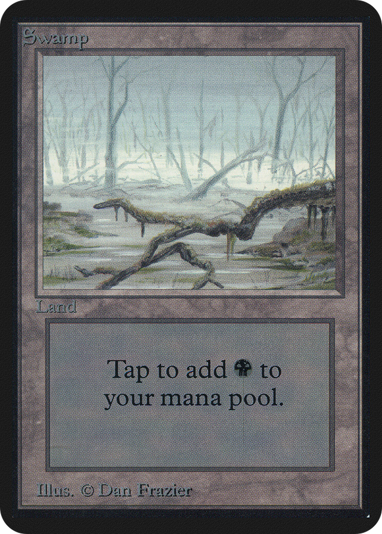 {B}[LEA 290] Swamp (290) [Alpha Edition]