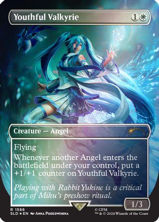 Youthful Valkyrie (Rainbow Foil) [SLD 1588]  Foil