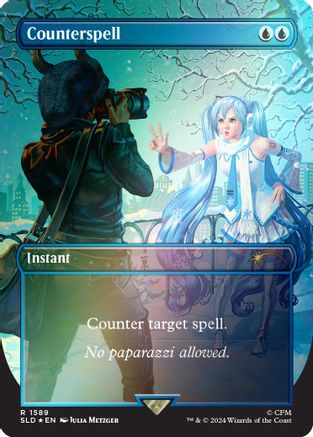Counterspell (1589) (Rainbow Foil) [SLD 1589]  Foil