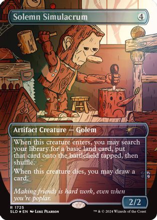 Solemn Simulacrum (1725) (Rainbow Foil) [SLD 1725]  Foil