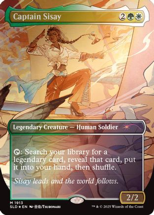 Captain Sisay (1913) (Rainbow Foil) [SLD 1913]  Foil