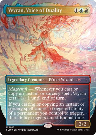 Veyran, Voice of Duality (Rainbow Foil) [SLD 1915]  Foil