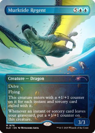 Murktide Regent (Rainbow Foil) [SLD 1878]  Foil