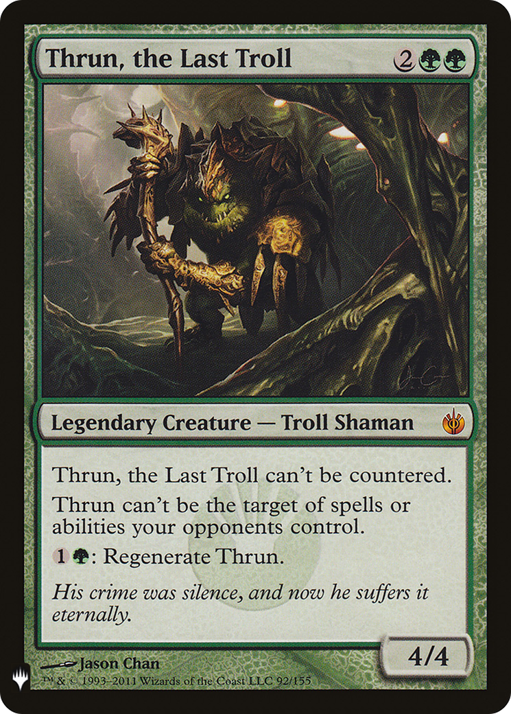 {R} Thrun, the Last Troll [Mystery Booster][LS MBS 092]